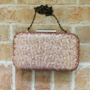 Hard Case Purse • Clutch | Rose Gold